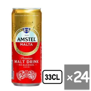 Amstel Malta Can 33cl x 24